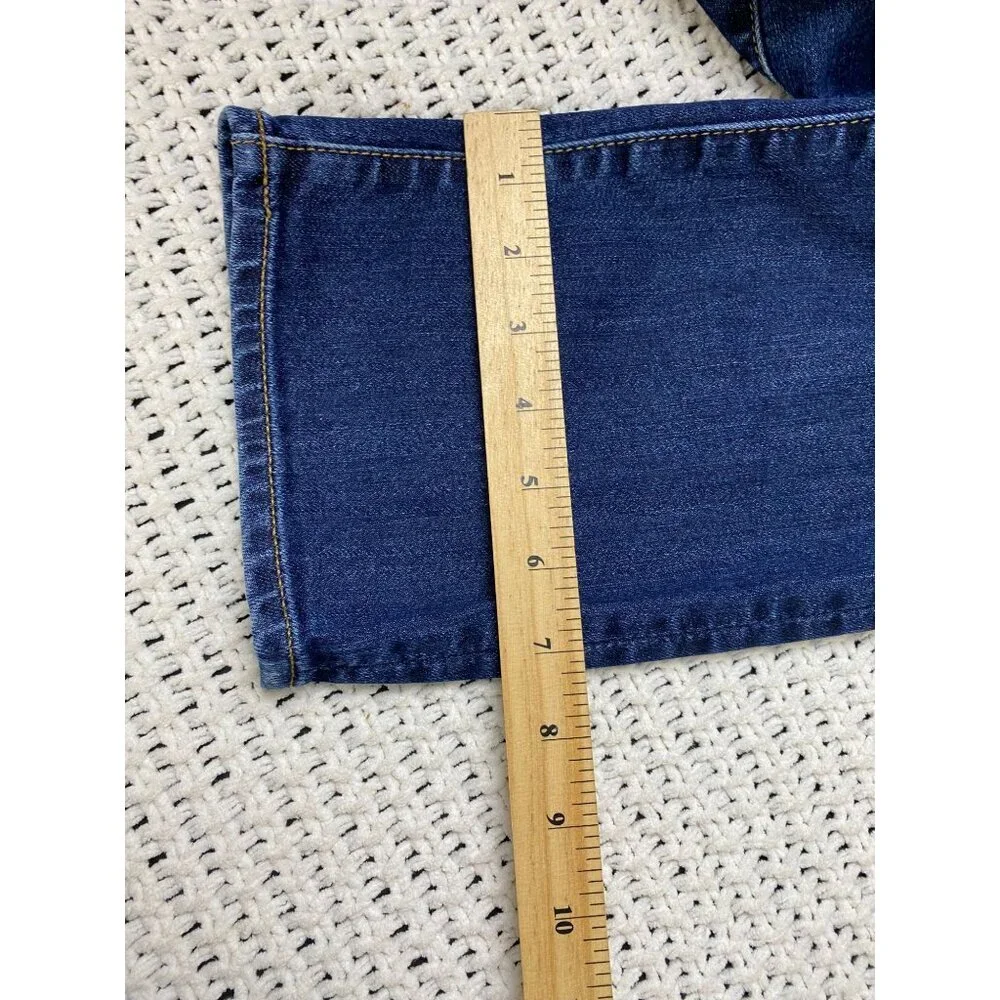 7 For All Mankind The Straight Leg Jeans Men Size 31 Medium Wash Denim Classic‎